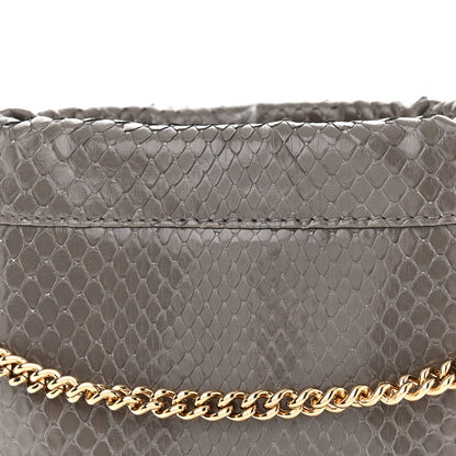 Gucci Snakeskin Mini Zumi Bucket Bag Dusty Grey 8 of 10