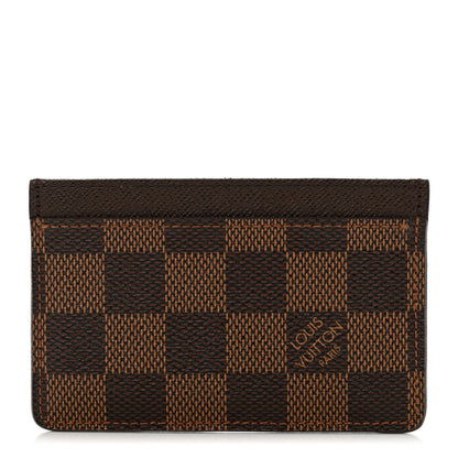 Louis Vuitton LOUIS VUITTON Damier Ebene Card Holder 1 of 6