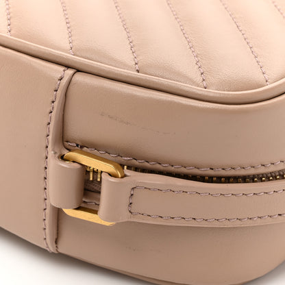 Saint Laurent Calfskin Matelasse Monogram Lou Camera Bag Dark Latte 11 of 12