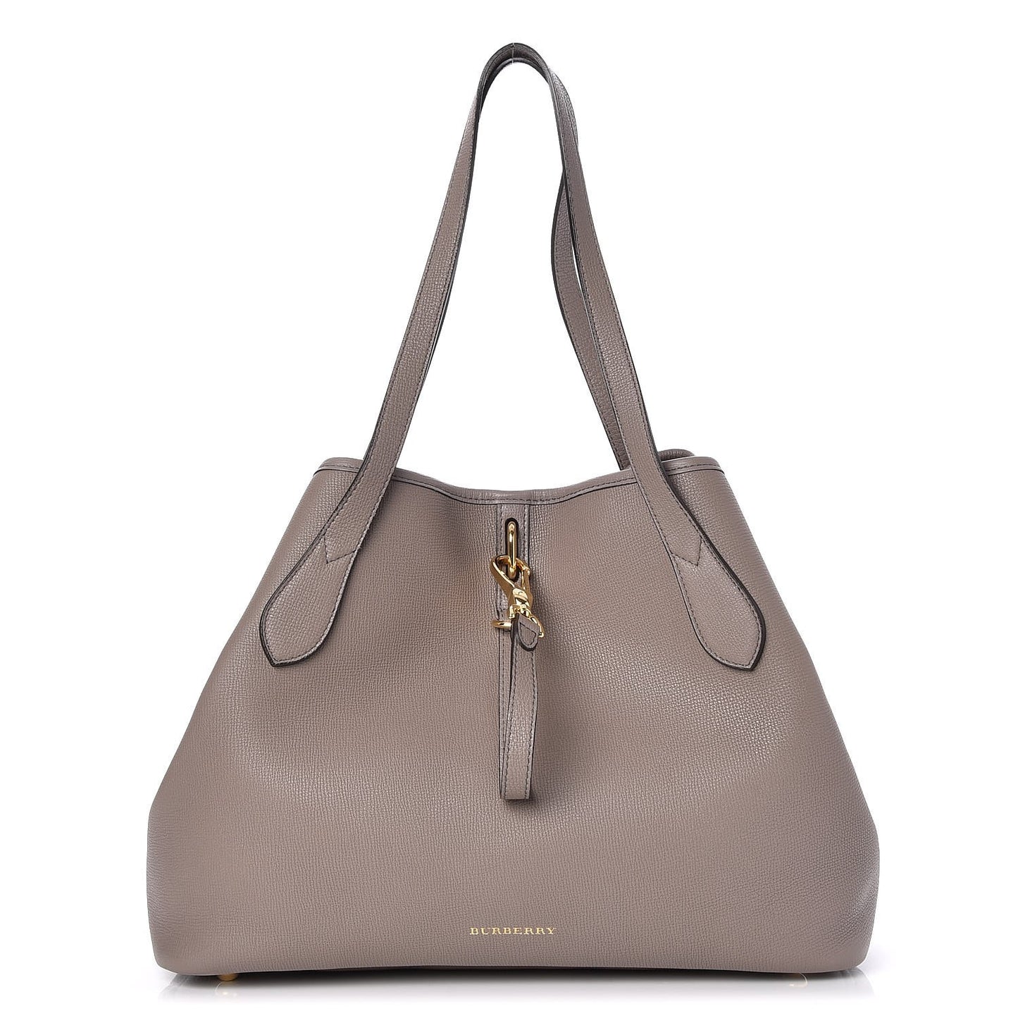 Grainy Calfskin Medium Honeybrook Tote Thistle Grey