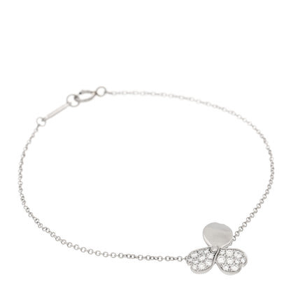 Tiffany Platinum Diamond Paper Flowers Bracelet 1 of 3