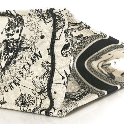 Christian Dior Canvas Zodiac Toile De Jouy Embroidered Medium Book Tote Latte 10 of 10