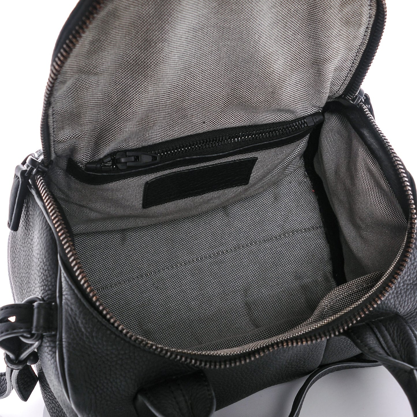 Pebbled Lambskin Rockie Black Matte Black Hardware