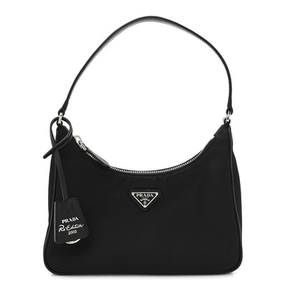 Prada Tessuto Nylon Saffiano Mini Re-Edition 2005 Bag Black 1 of 10