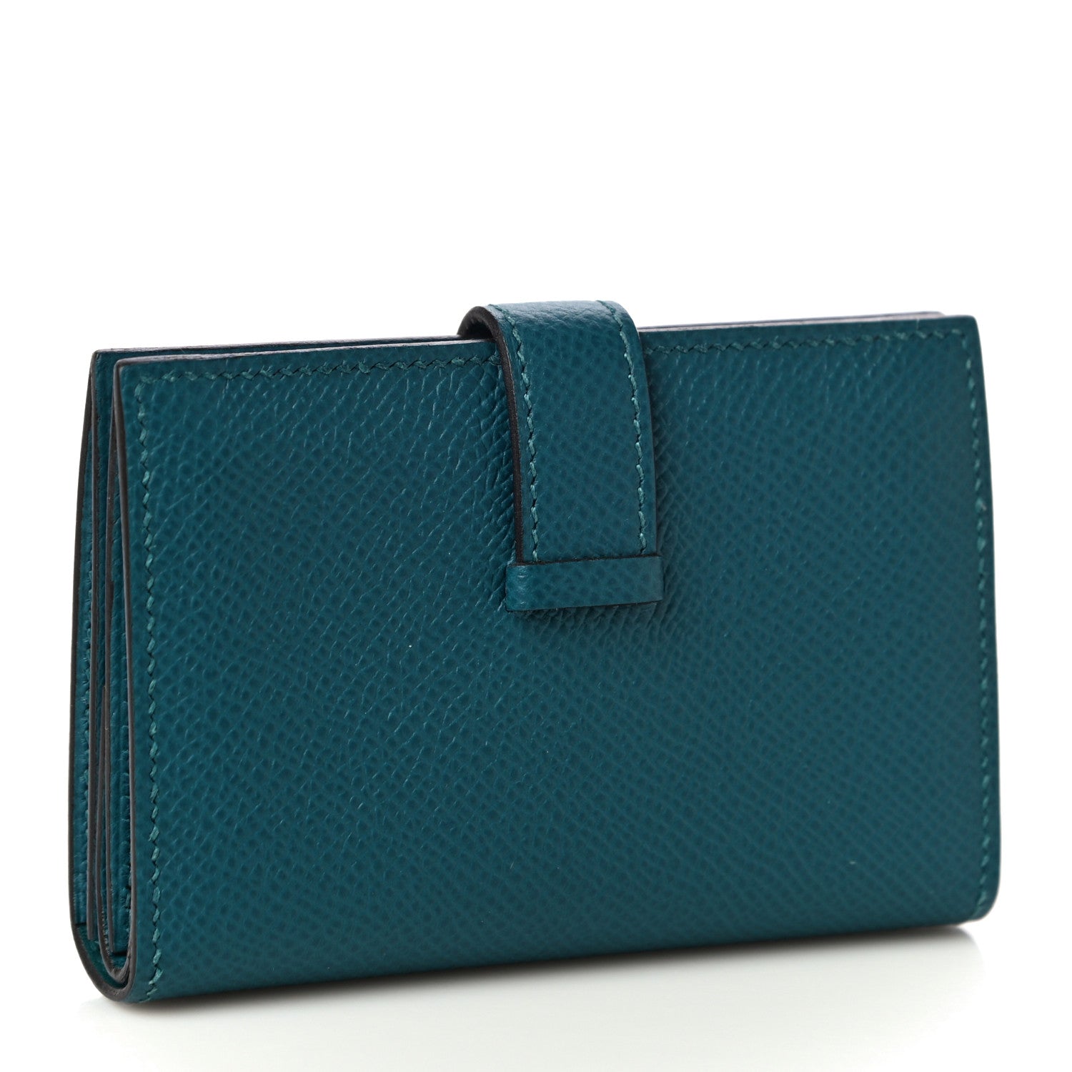 Hermes Epsom Mini Bearn Wallet Vert Bosphore 3 of 10