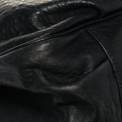 Fendi Crinkled Lambskin Mia Tote Black 12 of 15