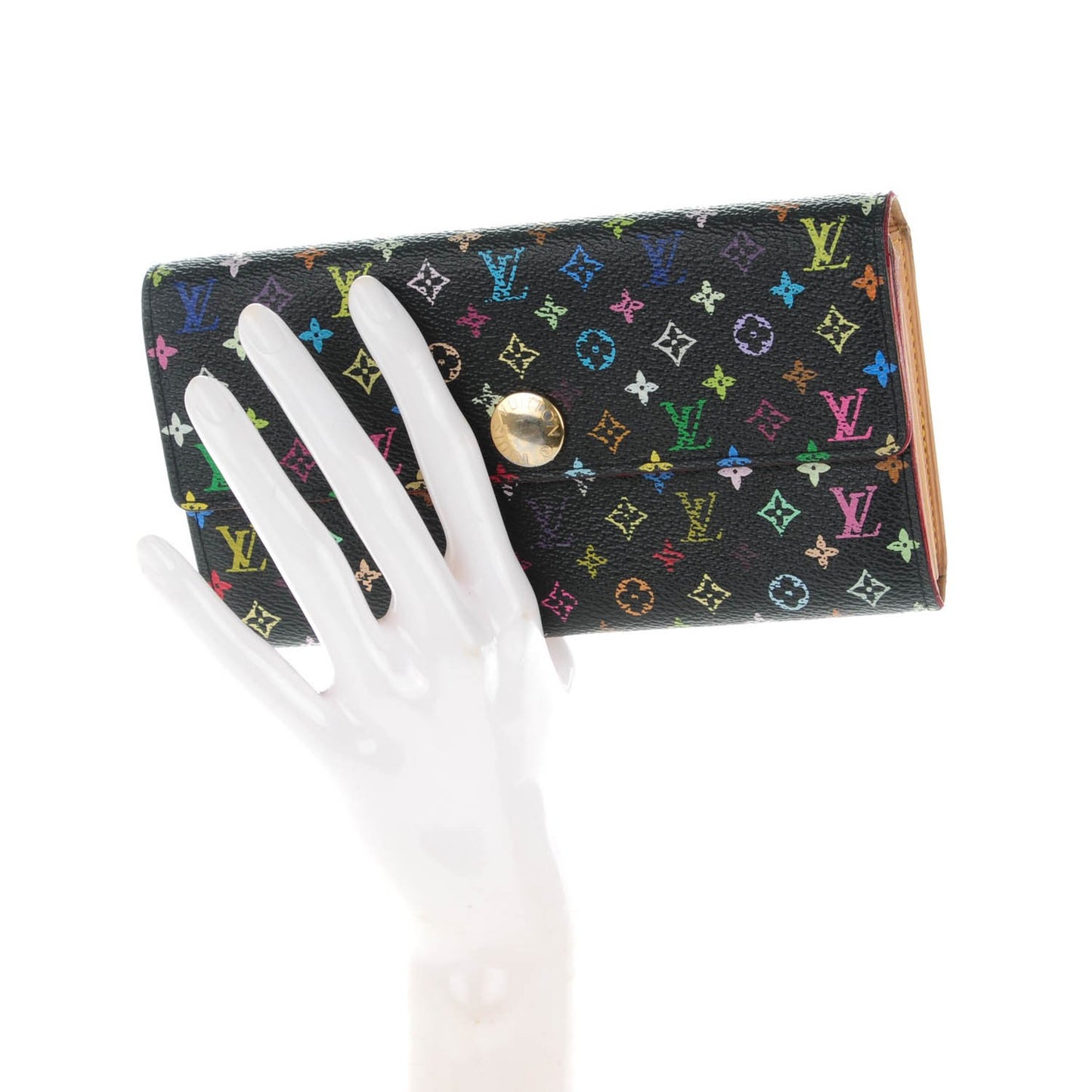 Monogram Multicolor Sarah Wallet Black