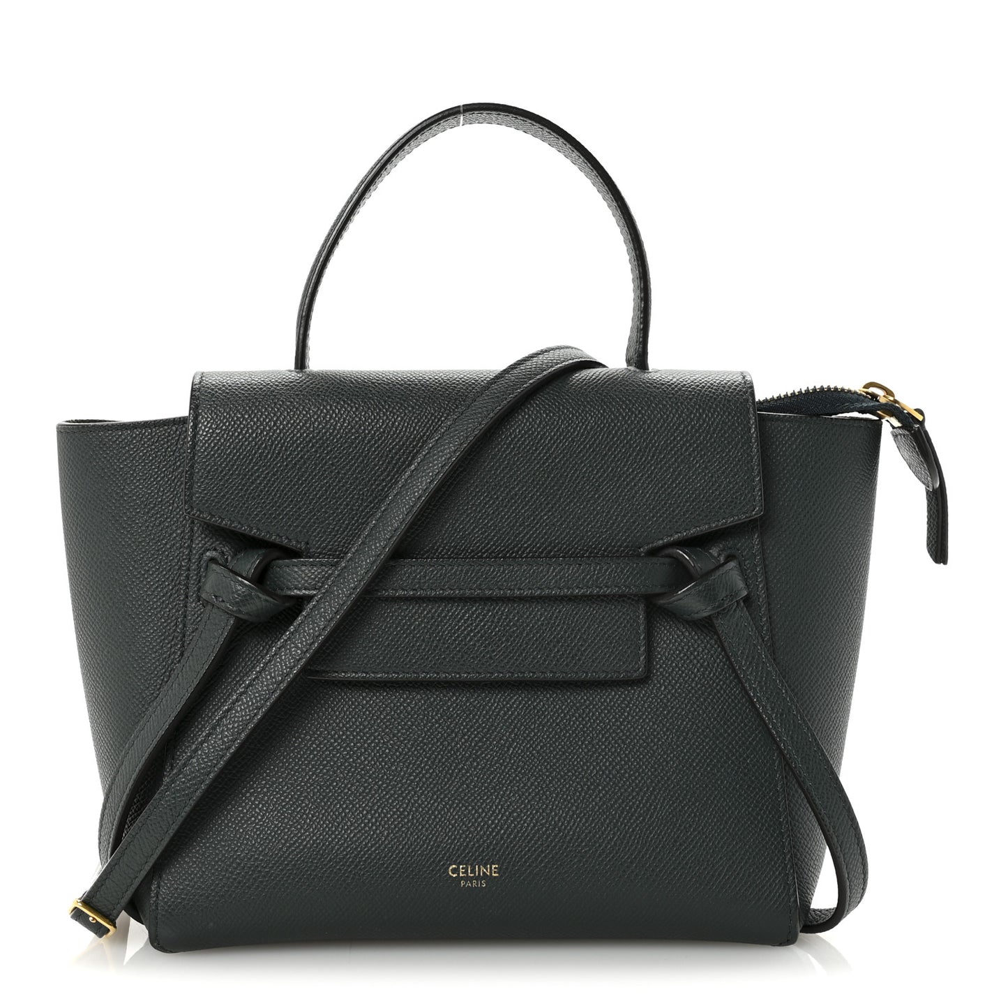 Grained Calfskin Nano Belt Bag Amazone
