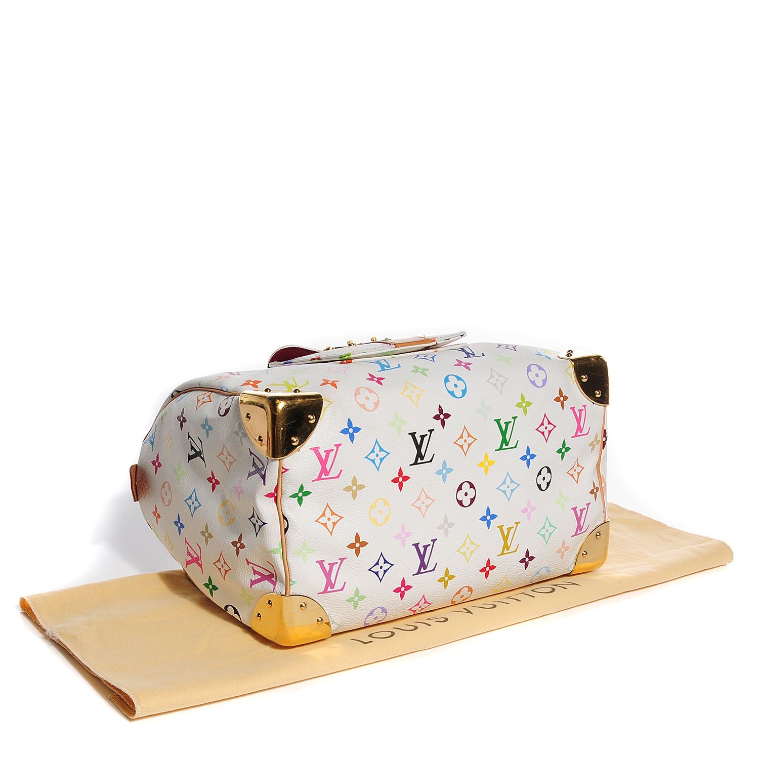 Louis Vuitton Monogram Multicolor Speedy 30 White 4 of 7