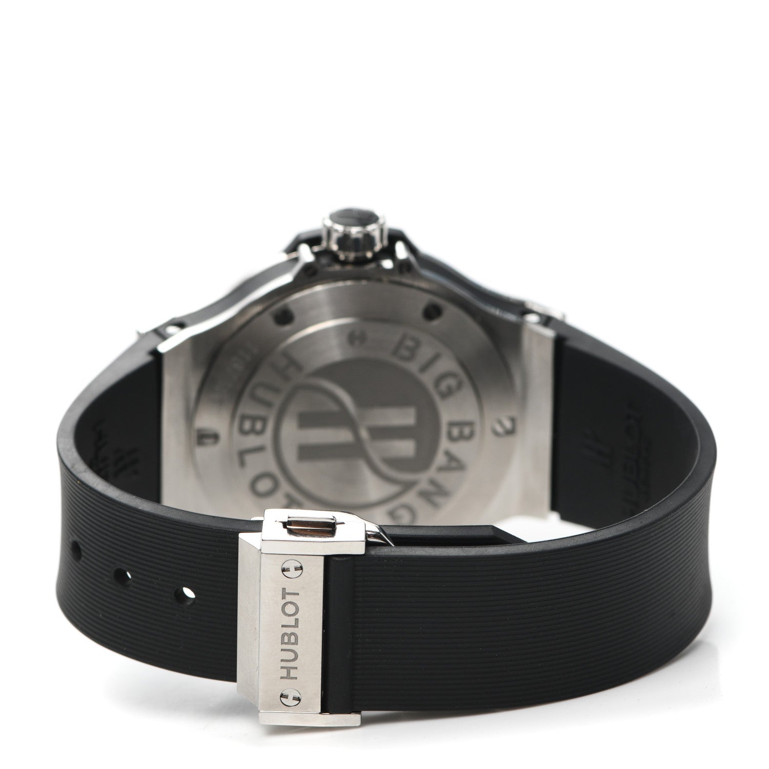 Hublot Stainless Steel Rubber Diamond Pave Bezel 38mm Big Bang Quartz Watch Black 361.SX.1270.RX.1104 3 of 6