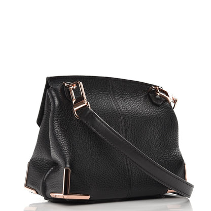 Alexander Wang Calfskin Small Marion Soft Black Rose Gold Hardware 3 of 9