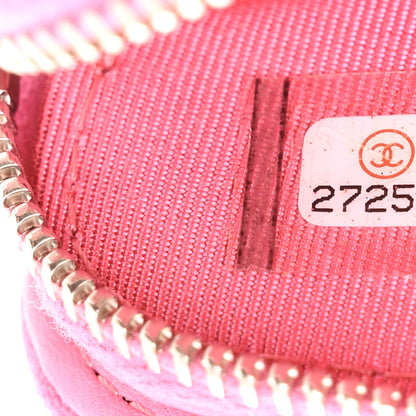 Chanel Lambskin Quilted Small Clutch With Chain Pink 8 of 12
