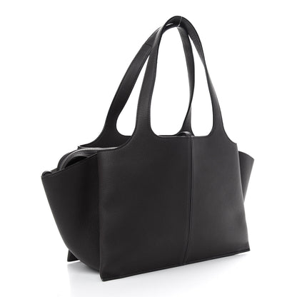 Celine Baby Grained Calfskin Small Tri-Fold Bag Anthracite 3 of 8