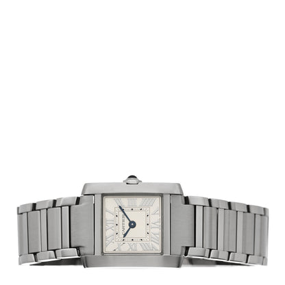 Cartier Stainless Steel 21mm Tank Francaise Quartz Watch Silver 2 of 5