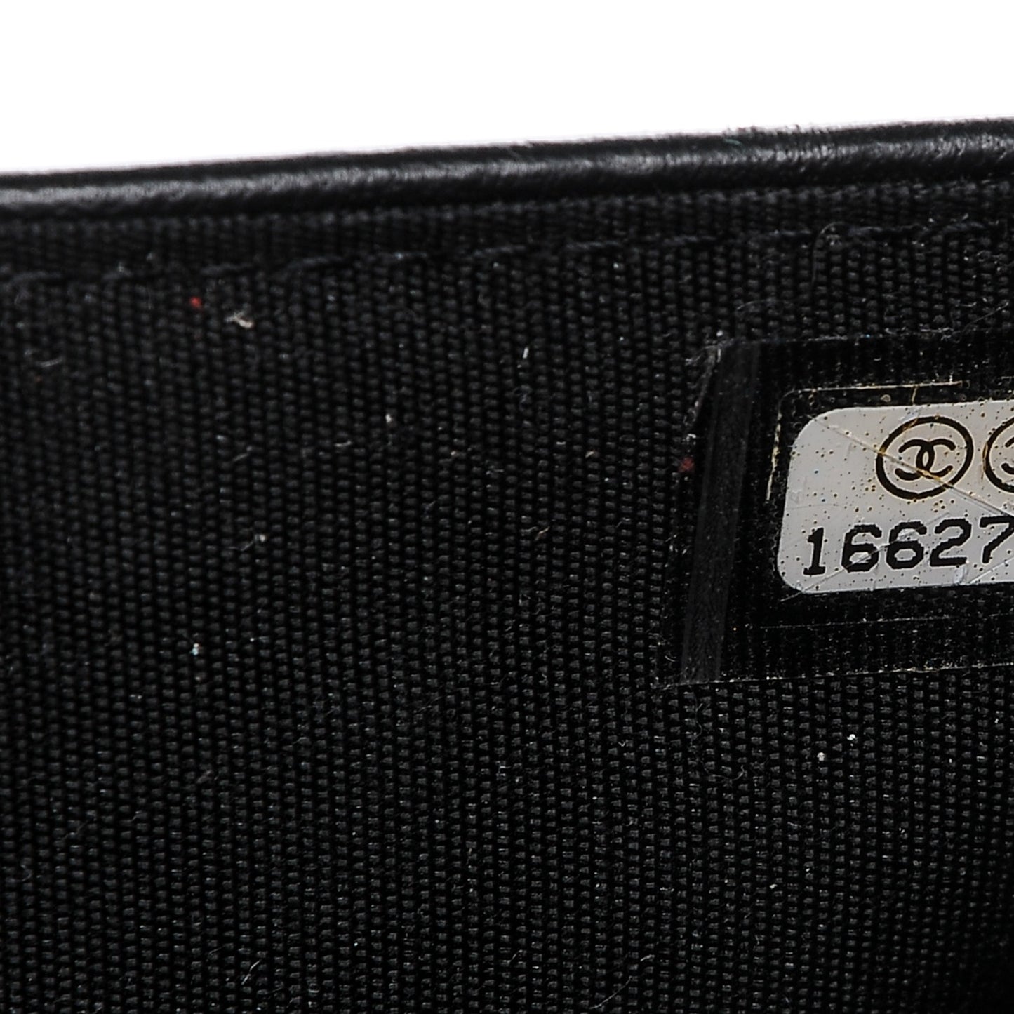 Lambskin Quilted Large Boy Flap Wallet Black