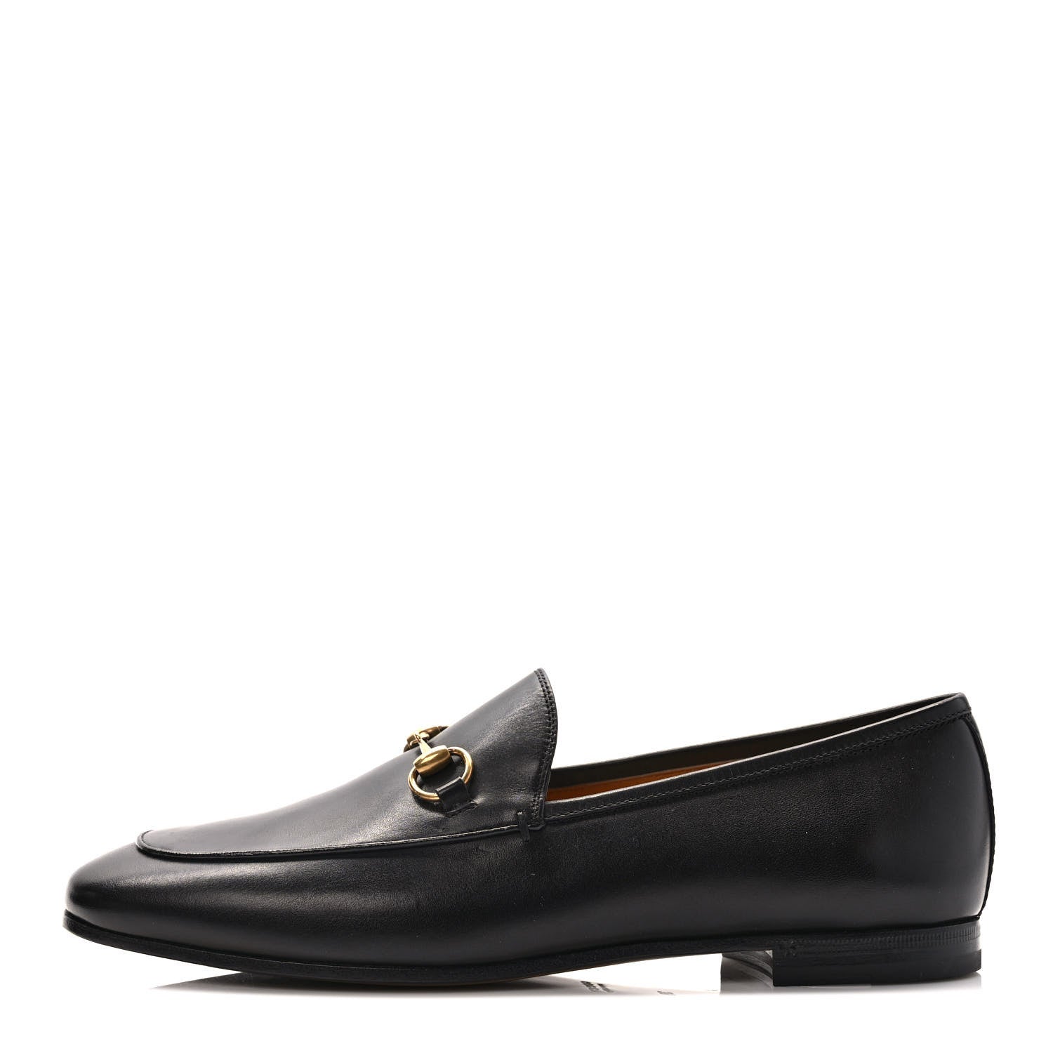 Gucci Calfskin Womens Jordaan Loafers 39 Black 1 of 9