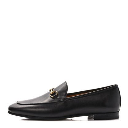 Gucci Calfskin Womens Jordaan Loafers 39 Black 1 of 9