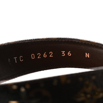 Louis Vuitton Monogram Sunny Flat Thong Sandals 36 Brown 8 of 10