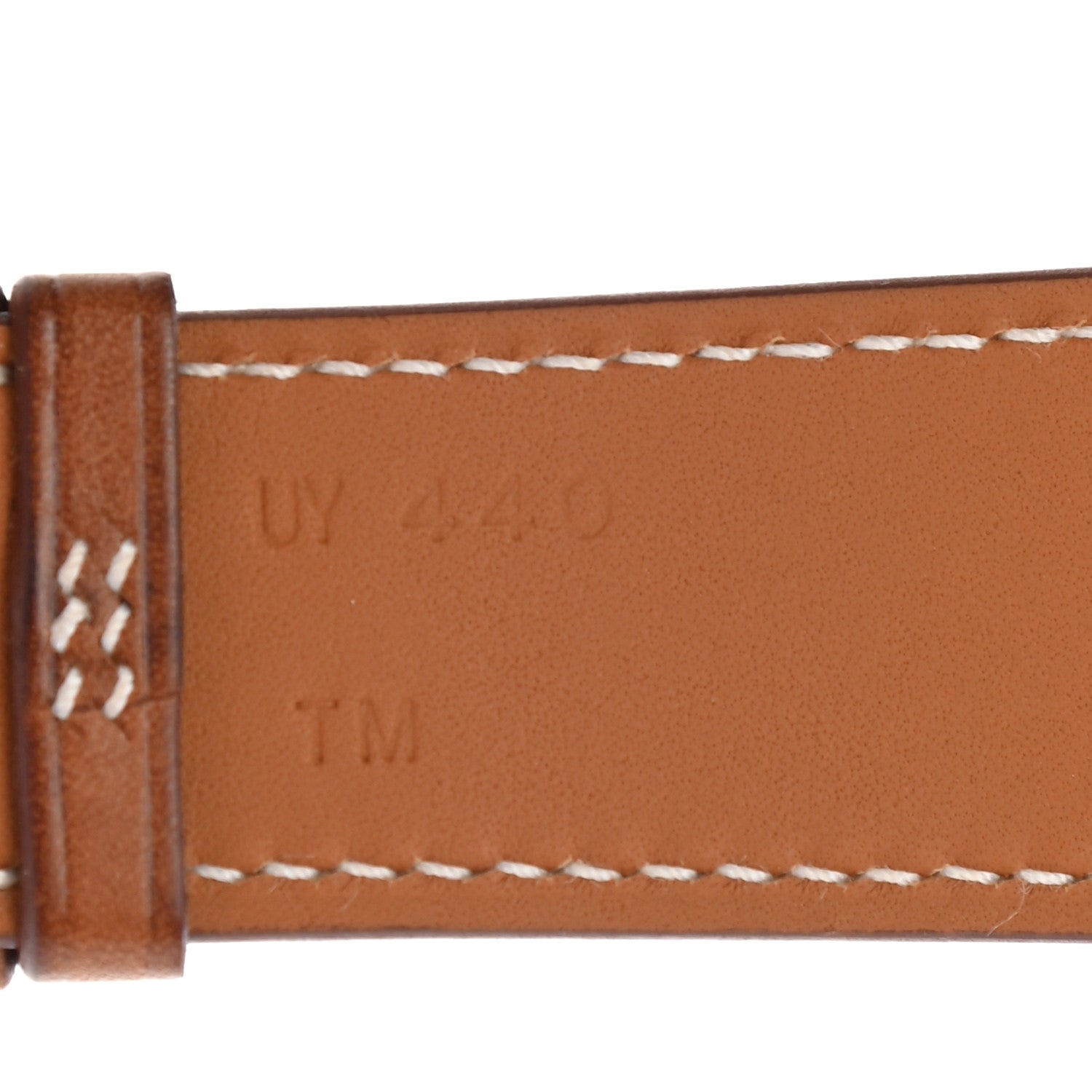 Hermes Barenia 38mm Apple Watch Single Tour Band Fauve 4 of 6