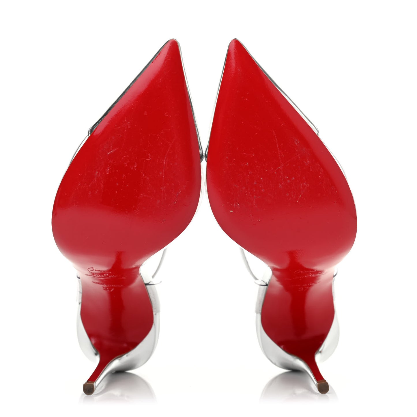 Specchio PVC Crystal Nosy 100 Pumps 37 Silver