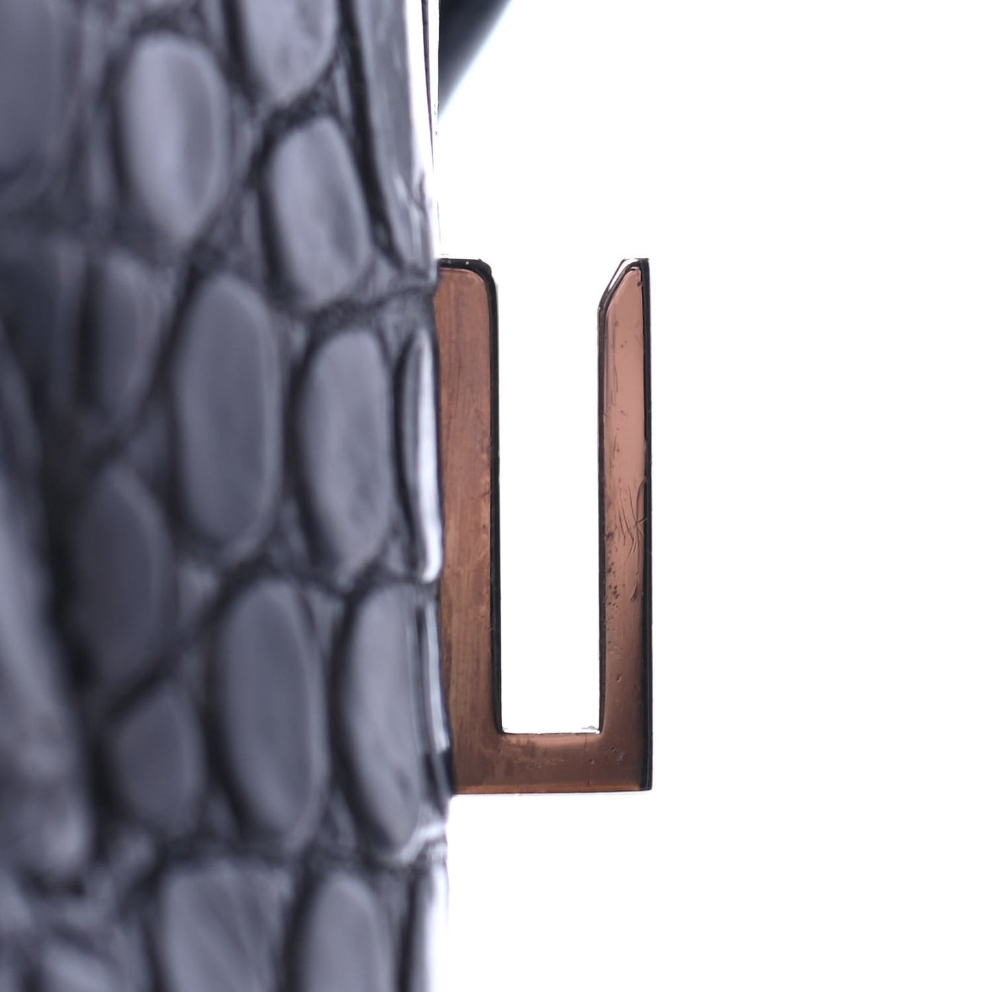 Matte Porosus Crocodile Birkin 35 Black
