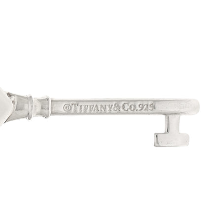 Tiffany Sterling Silver Return To Tiffany Heart Key Pendant 3 of 4