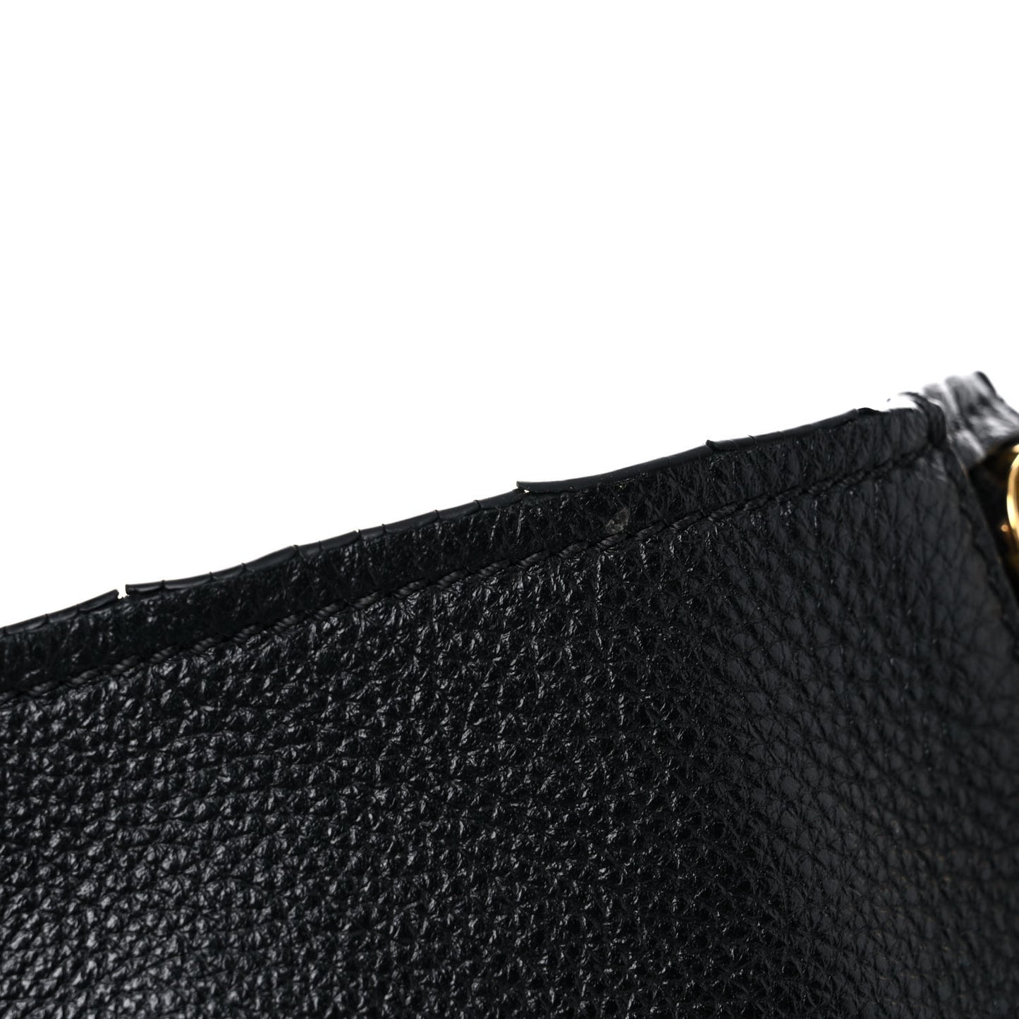Grained Calfskin Sedgwick Medium Zipper Tote Black
