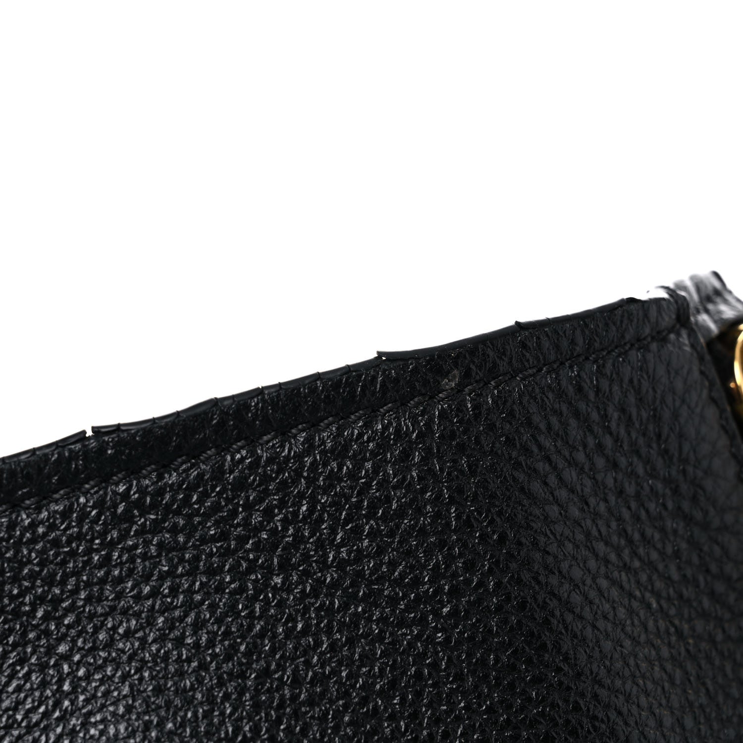 Tom Ford Grained Calfskin Sedgwick Medium Zipper Tote Black 20 of 20