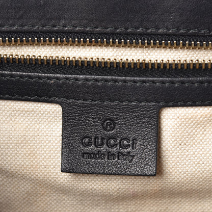 Gucci Guccissima Large Emily Chain Shoulder Bag Black 6 of 13