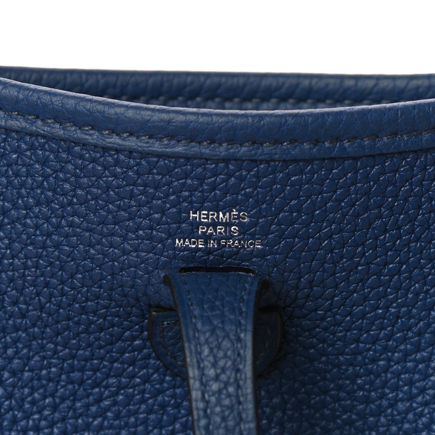 Hermes Taurillon Clemence Flipperball Sangle Evelyne TPM Bleu Saphir Black Bleu Saphir 5 of 9