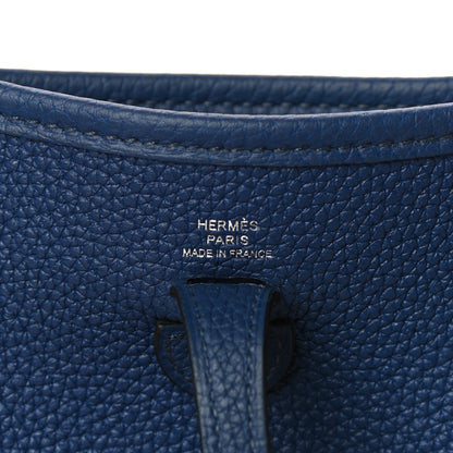 Hermes Taurillon Clemence Flipperball Sangle Evelyne TPM Bleu Saphir Black Bleu Saphir 5 of 9