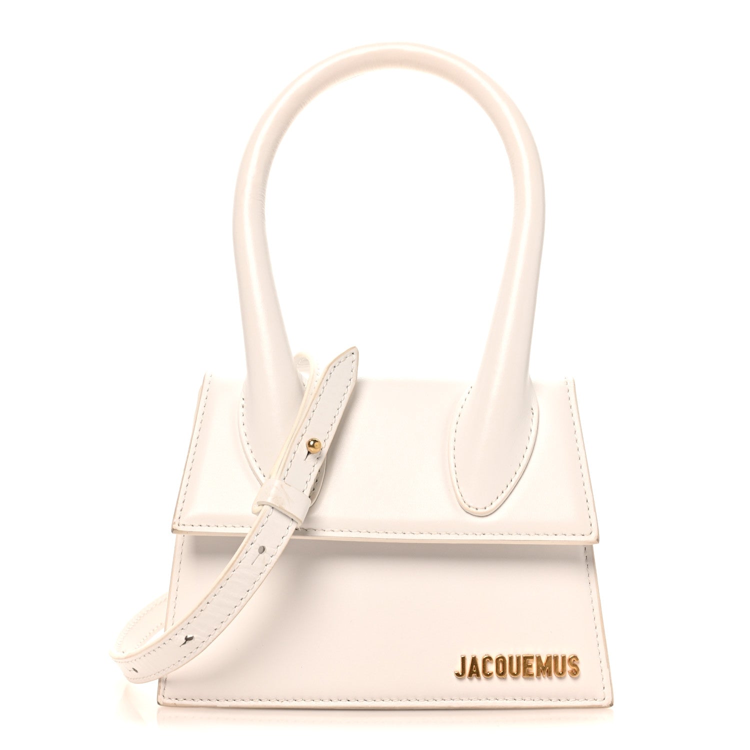 Jacquemus Smooth Calfskin Le Chiquito Moyen White 7 of 9