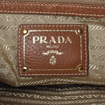 Prada Jacquard Logo Hobo Corda Cuoio 8 of 17