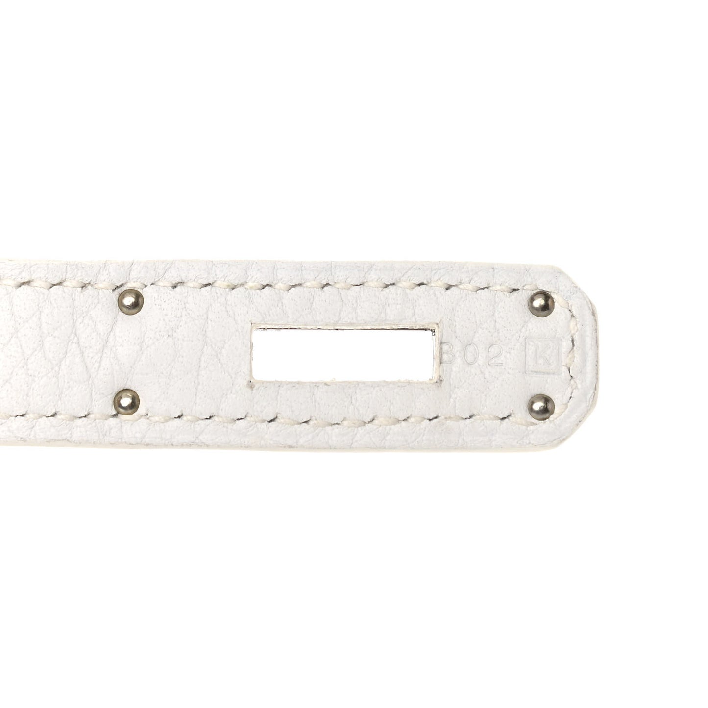 Taurillon Clemence Birkin 30 White