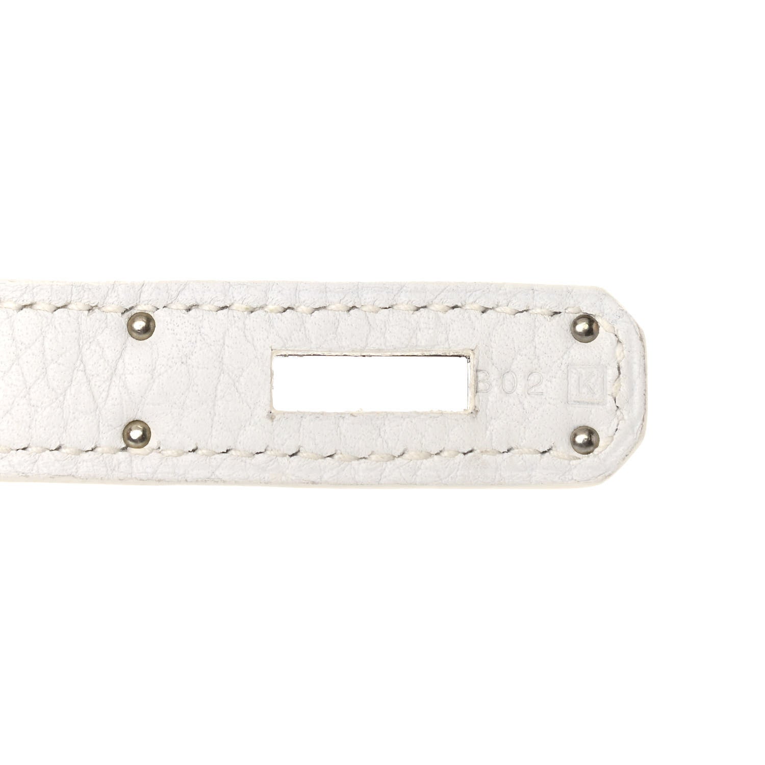 Hermes Taurillon Clemence Birkin 30 White 6 of 11