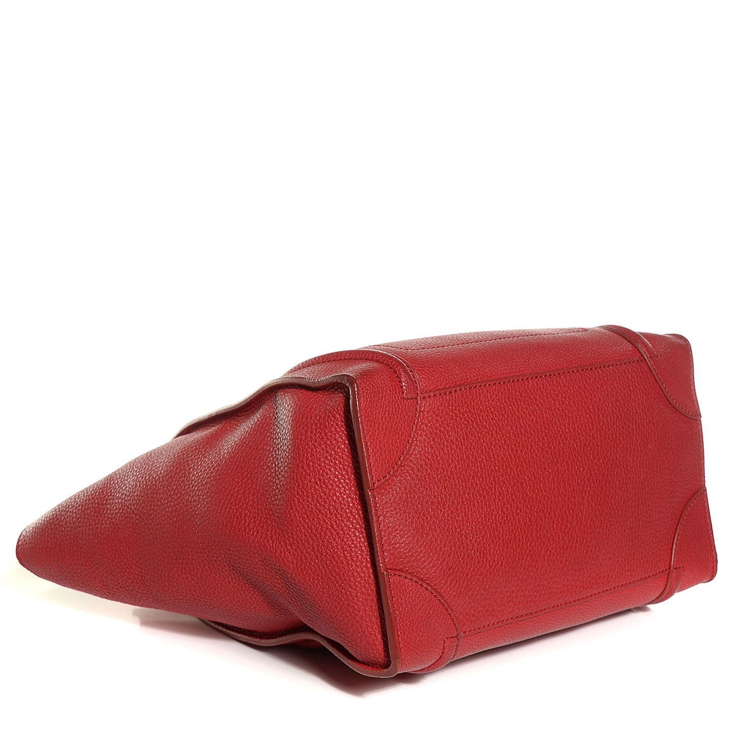 Pebbled Calfskin Mini Luggage Red
