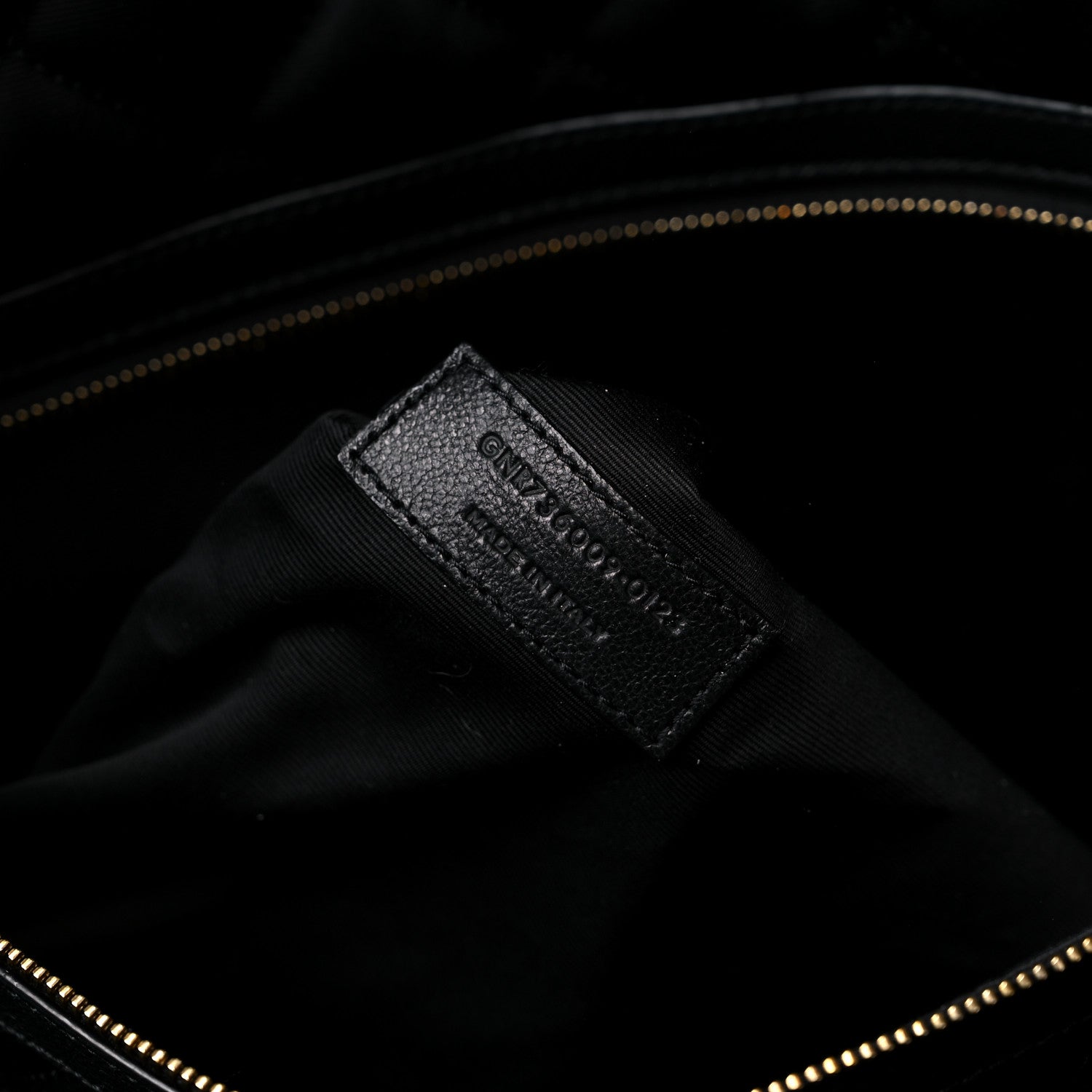 Saint Laurent Calfskin Quilted ES Giant Travel Bag Black 7 of 9