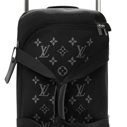 Louis Vuitton Knit Monogram Eclipse Horizon Soft Duffle 55 9 of 11
