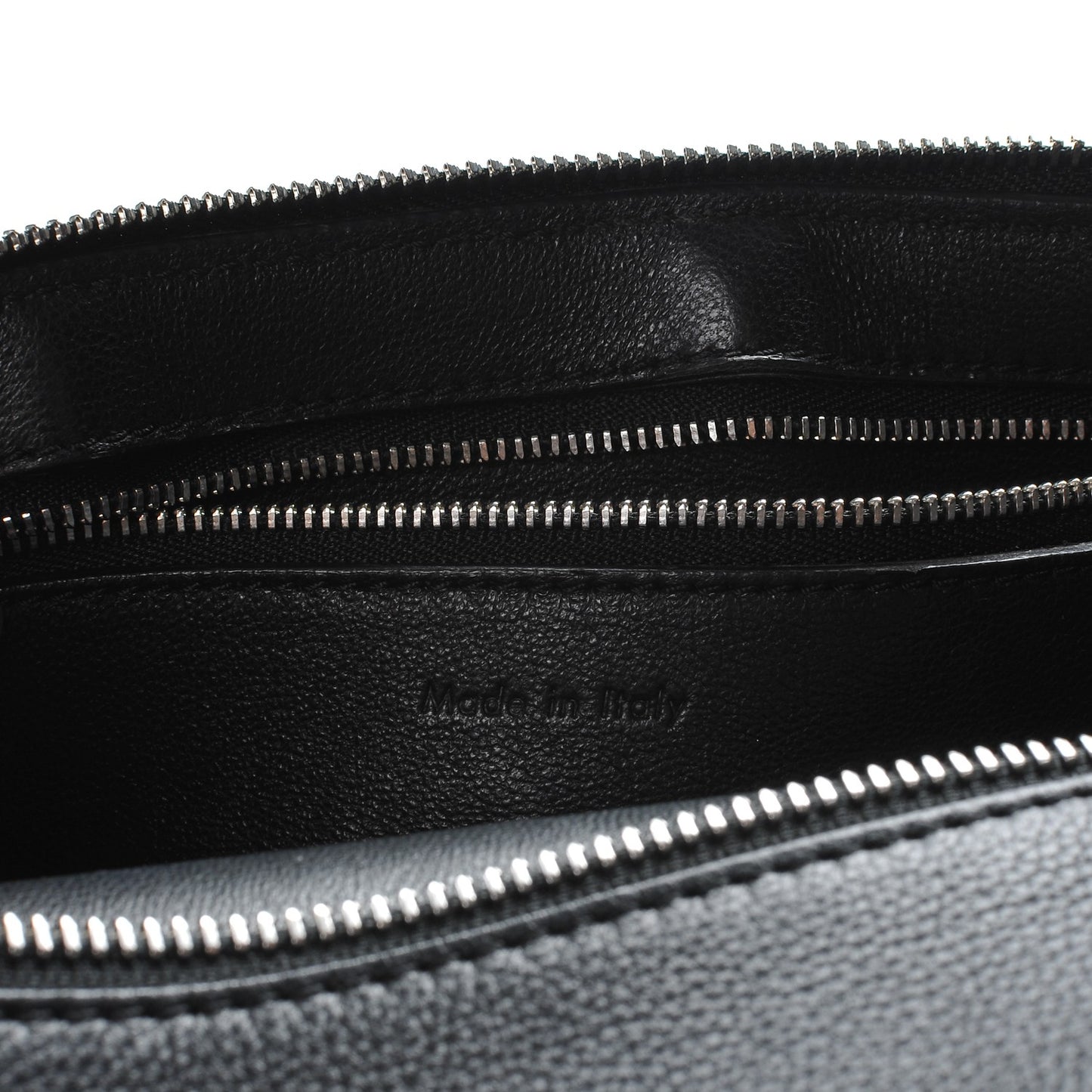 Supple Calfskin Medium Edge Shoulder Bag Black