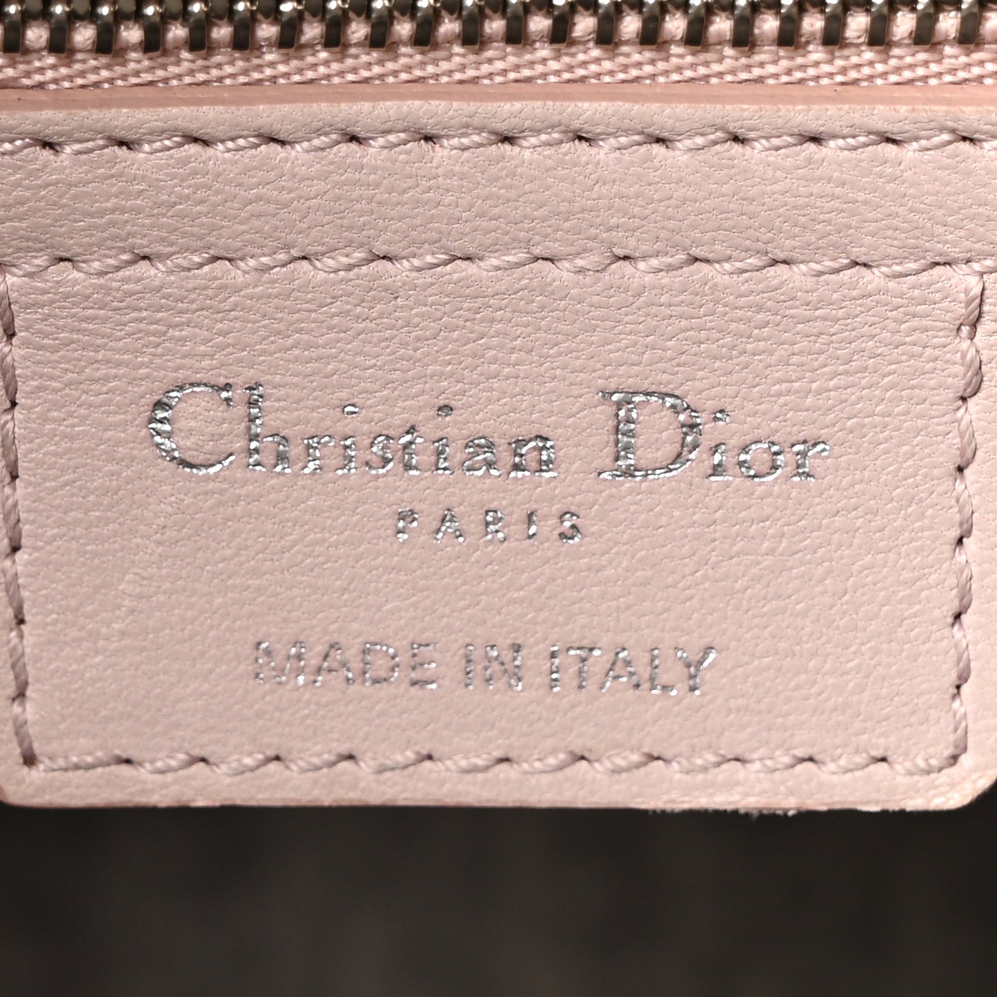 Lambskin Cannage Large Lady Dior Light Pink