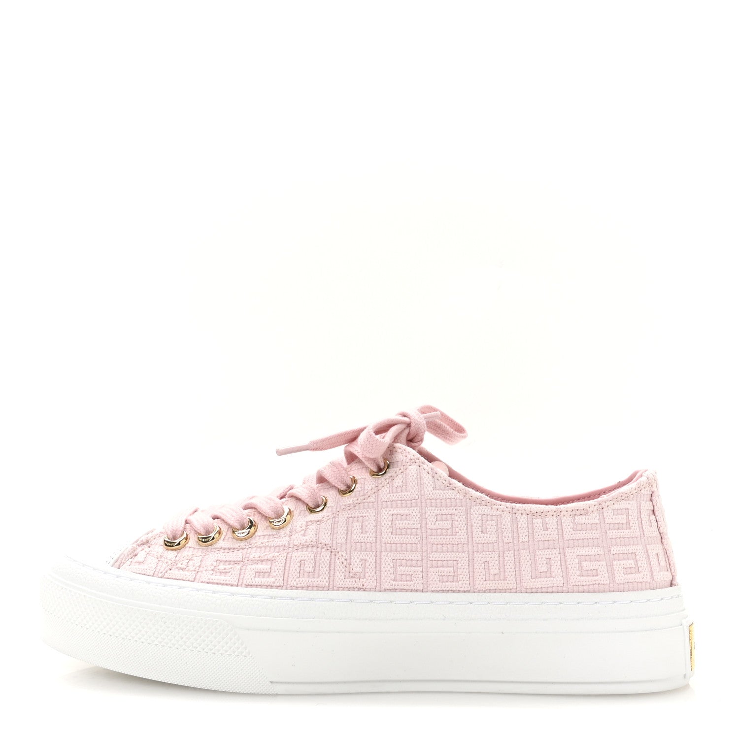 Givenchy Canvas Jacquard Embroidered 4G City Sneakers 38 Tender Pink 1 of 7