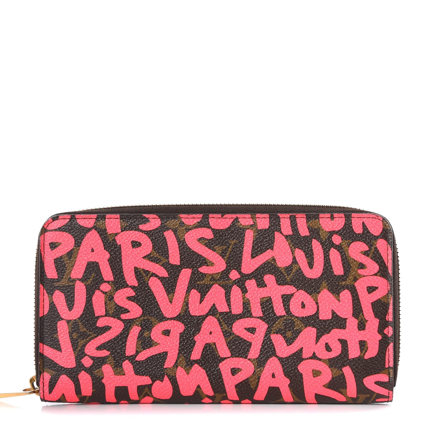 Monogram Graffiti Zippy Wallet Fuchsia