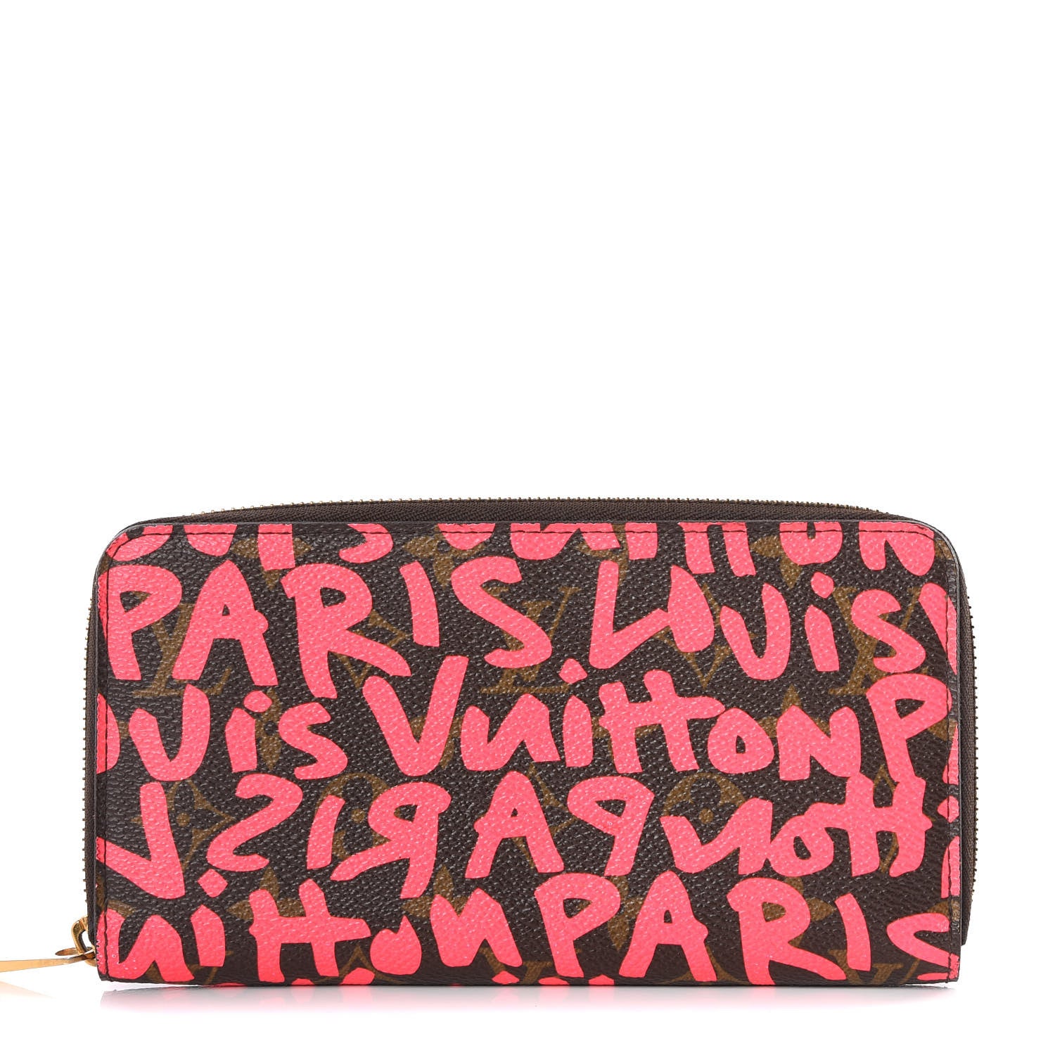 Louis Vuitton Monogram Graffiti Zippy Wallet Fuchsia 1 of 12