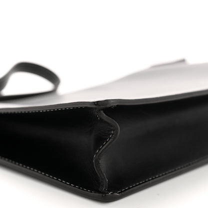 Celine Smooth Calfskin Ring Clutch Black 9 of 10