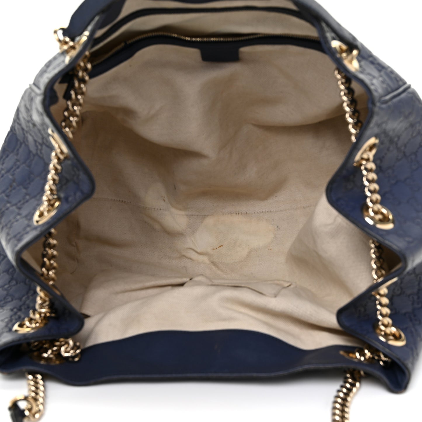 Guccissima Medium Emily Shoulder Bag Blue