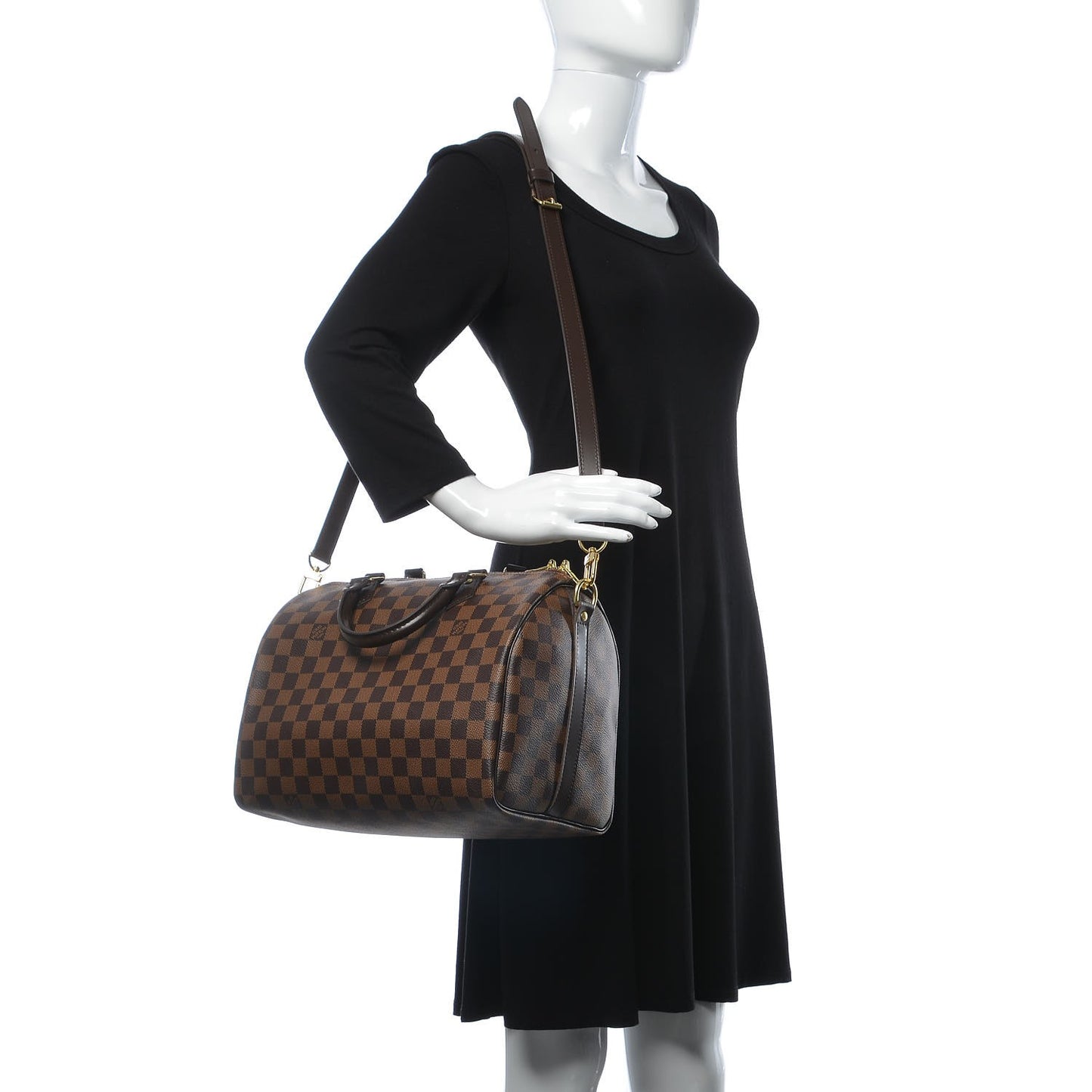 Damier Ebene Speedy Bandouliere 30