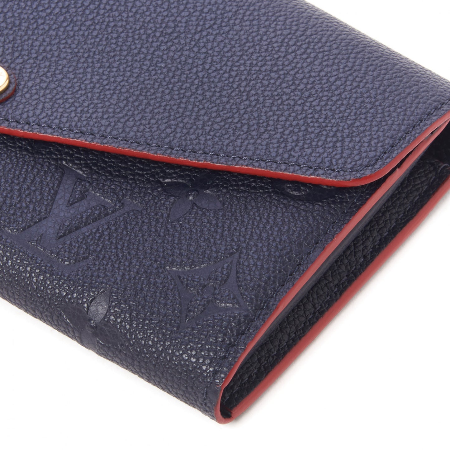 Empreinte Sarah Wallet NM Marine Rouge