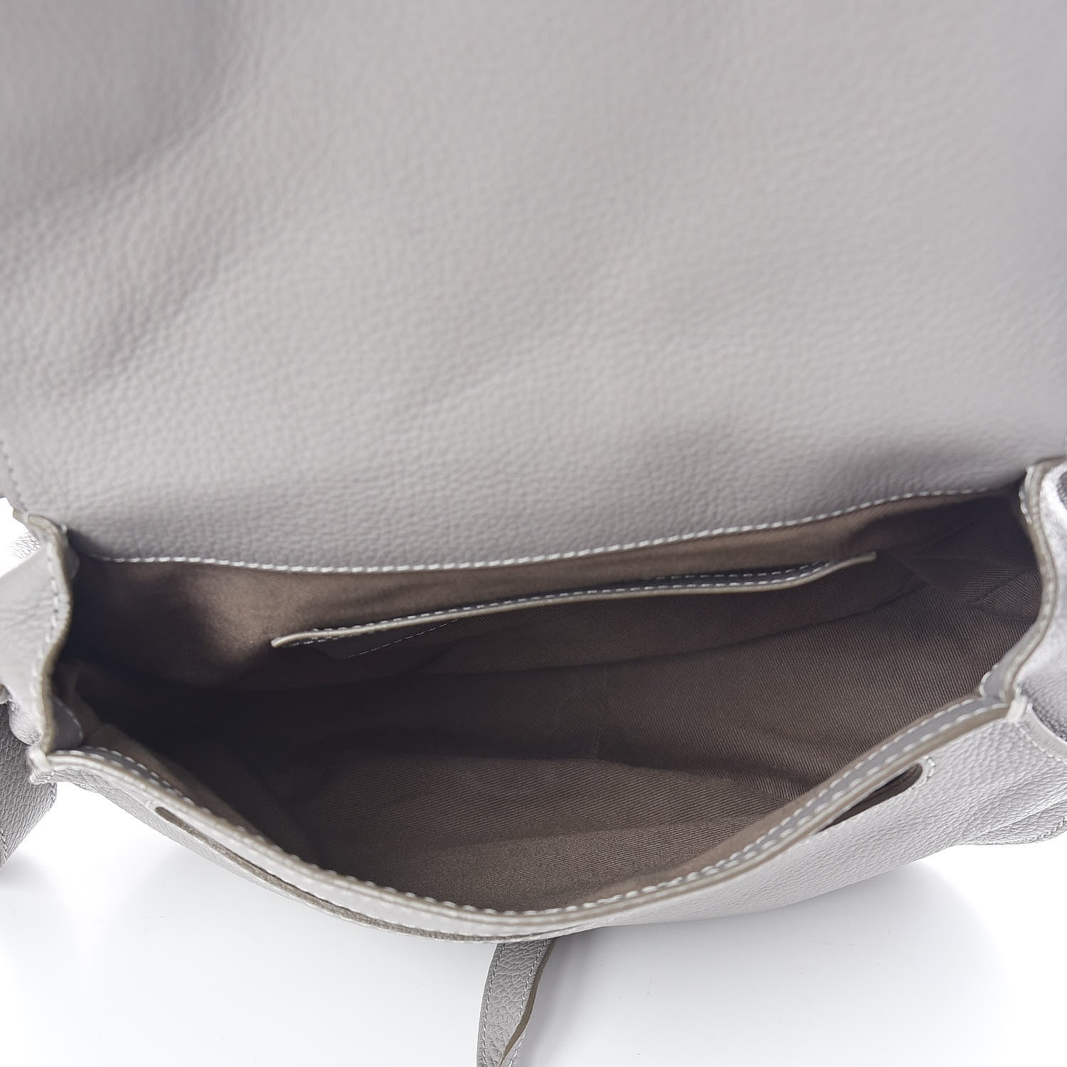 Chloe Calfskin Medium Marcie Round Crossbody Bag Cashmere Grey 5 of 14