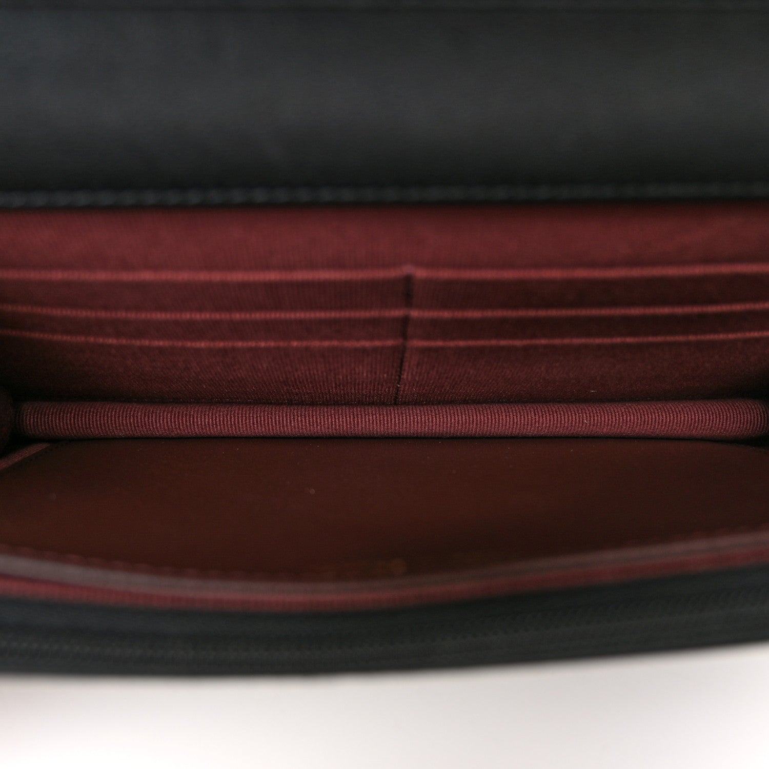 Chanel Lambskin Quilted Wallet On Chain WOC Black 5 of 12