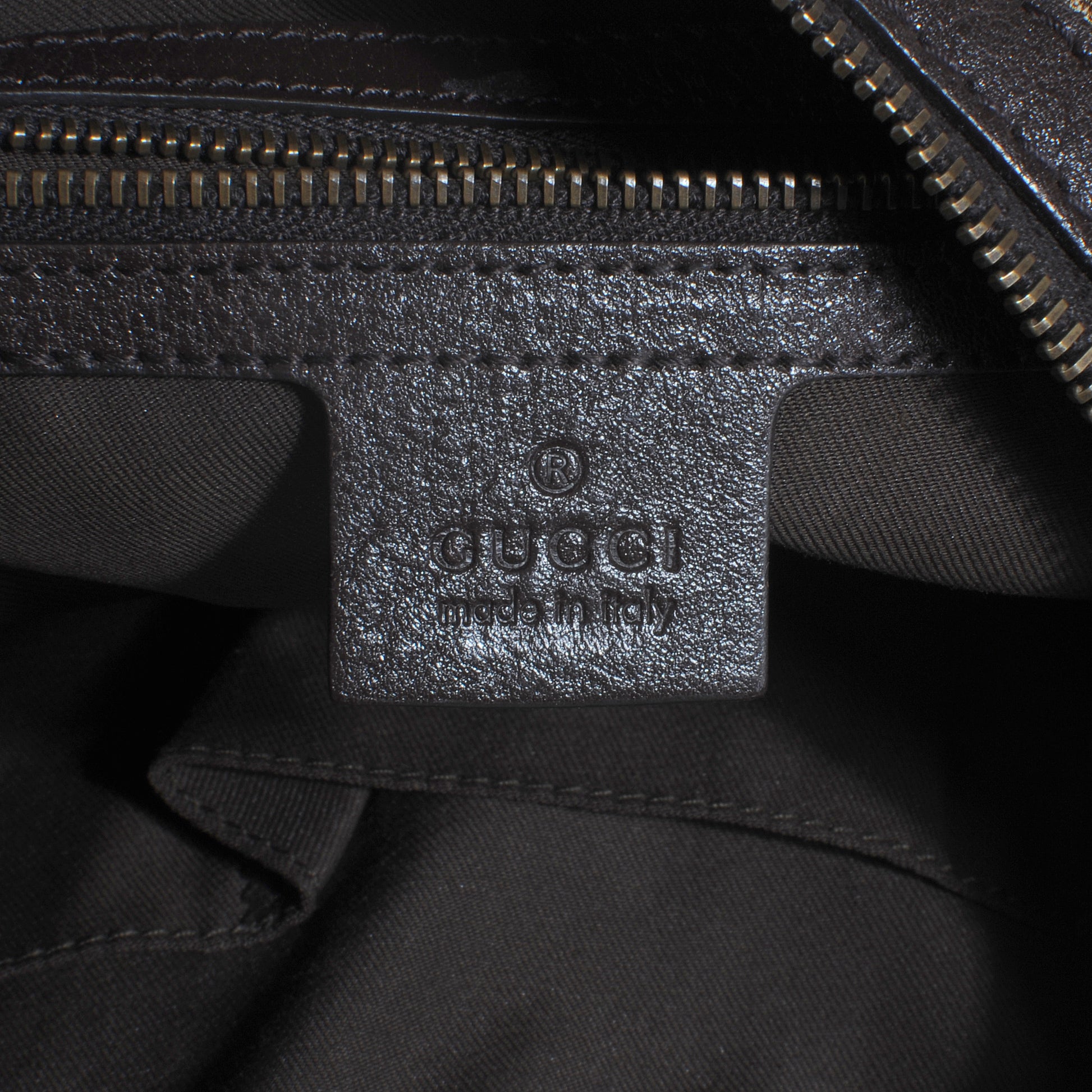 Gucci Monogram Interlocking Medium Hobo Ebony 6 of 8